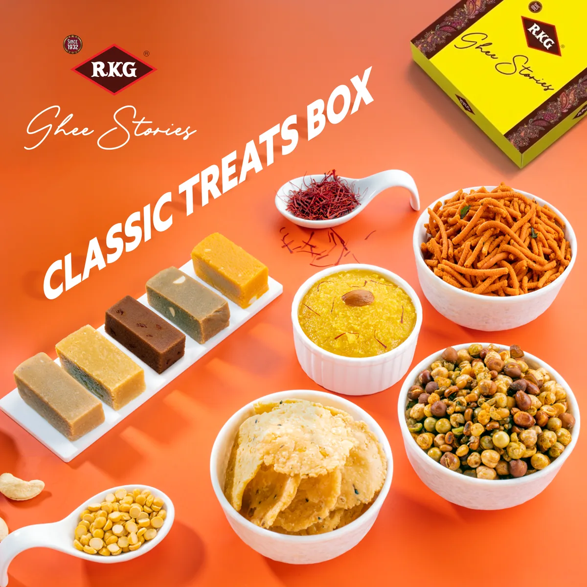 Classic Treats Box — branded product photograph