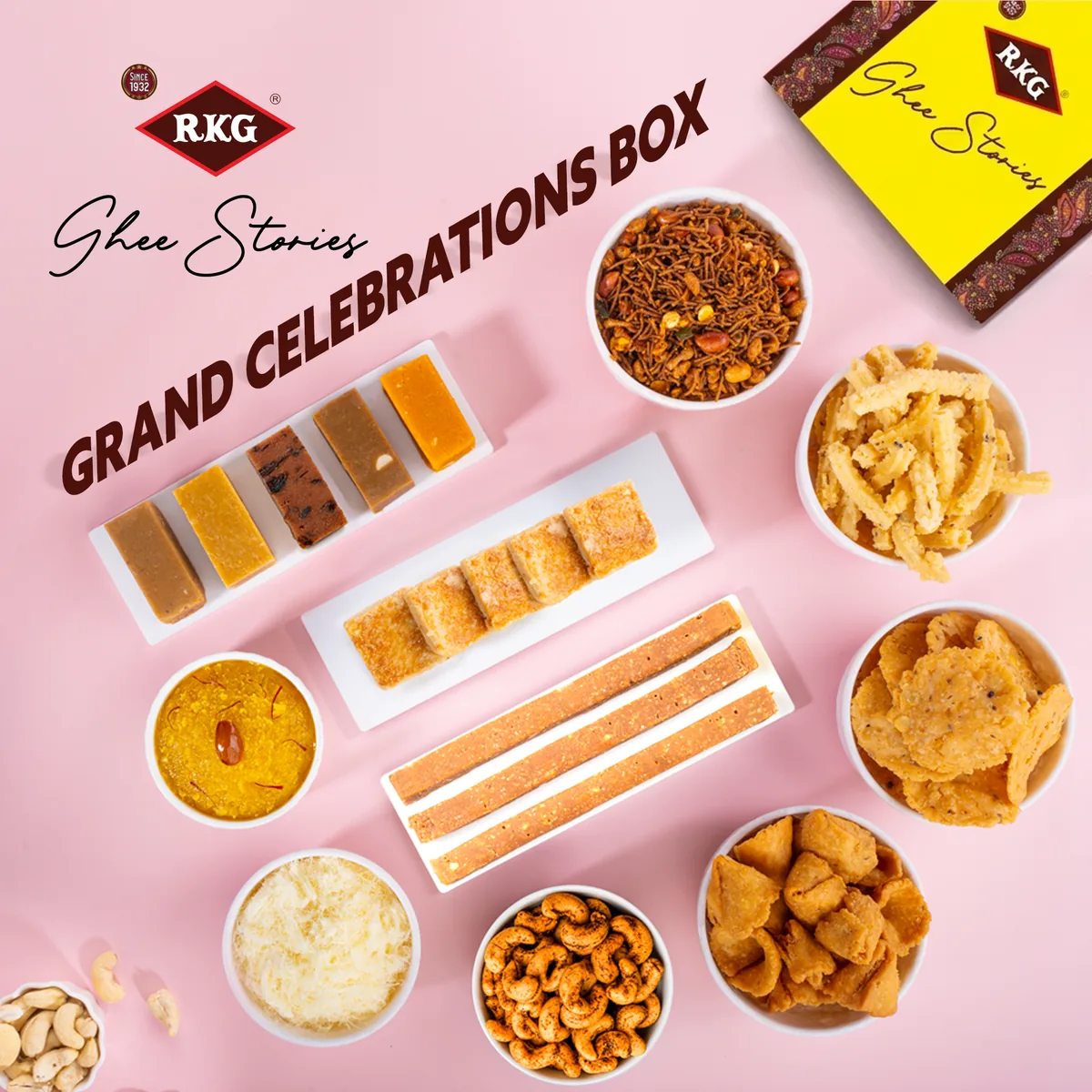 Grand Celebration Box — branded product photograph